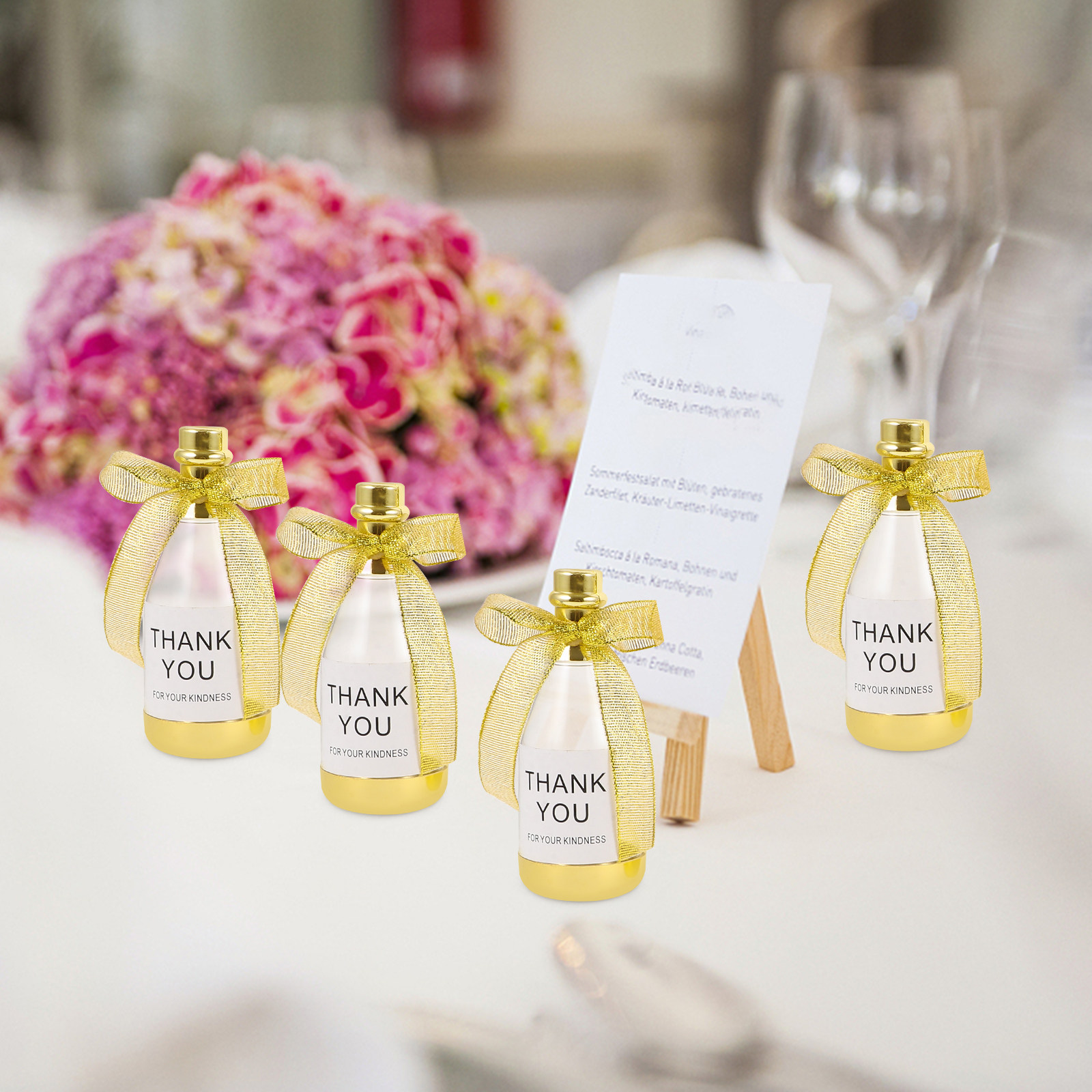 Wedding Favor Box - 6개 세트의 고급스러운 병 모양 사탕