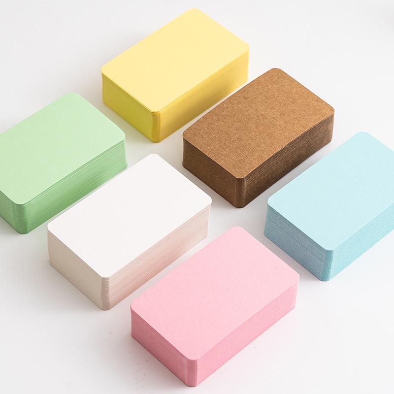 Wedding Favor Box - 100매 다양한 색상의 크라프트 종이 선물