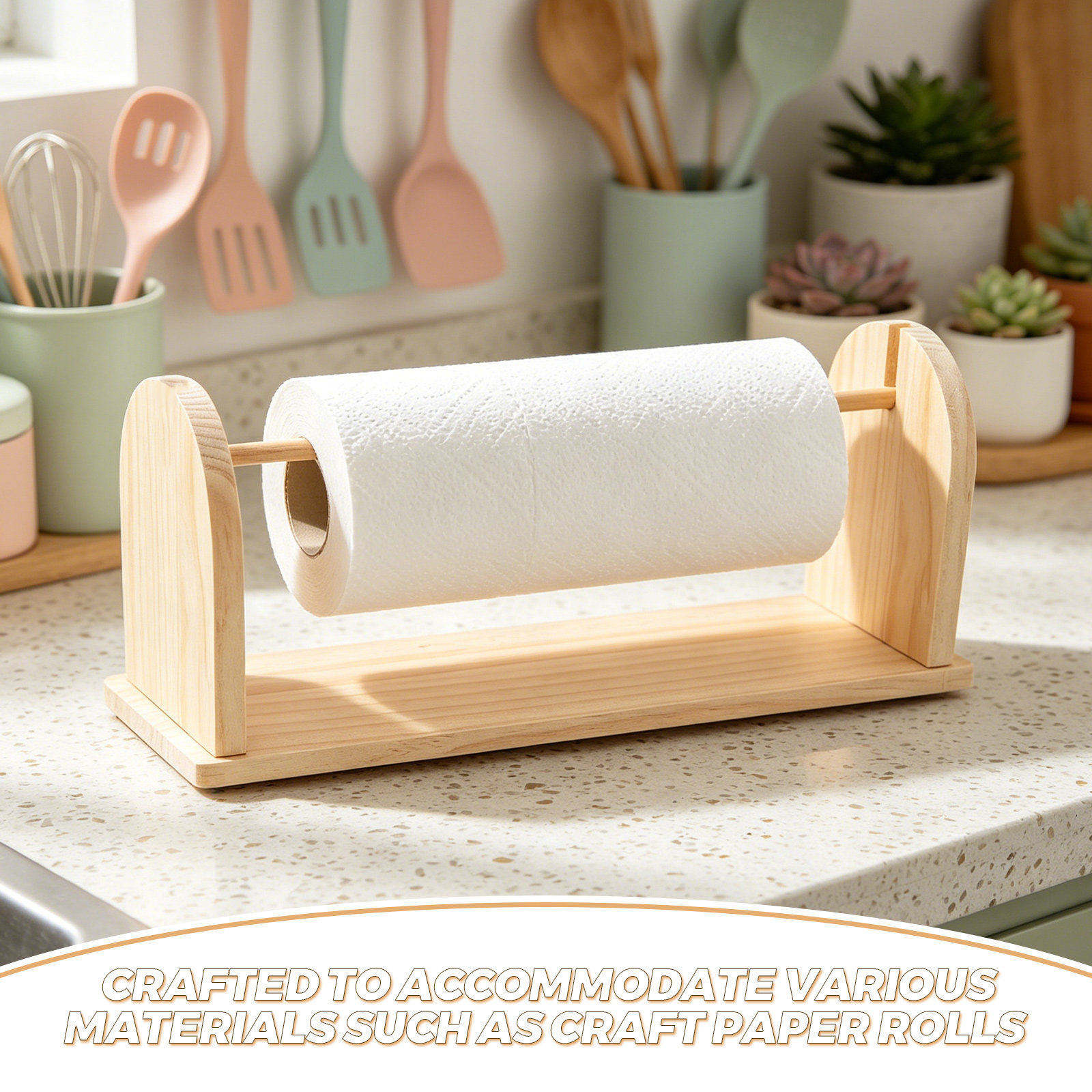 나무 재질의 테이블용 롤 홀더, 16.5인치 크기로 안 - Papercraft Supply Ribbon 리뷰 및 가격