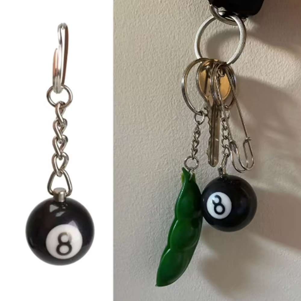 패션 크리 에이 티브 당구 풀 키 체인 테이블 볼 열쇠 - Table Number Gold 리뷰 및 가격