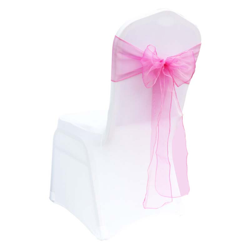 25 조각 18x275cm 웨딩 Organza 의자 새 - Chair Sash Organza 리뷰 및 가격